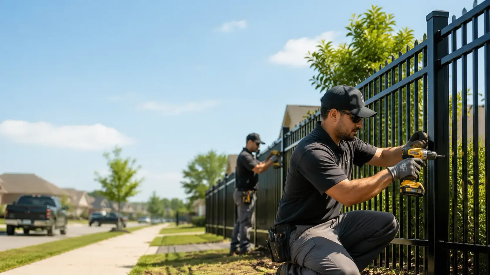 Metal Fence Installation in Clarksburg, WV
